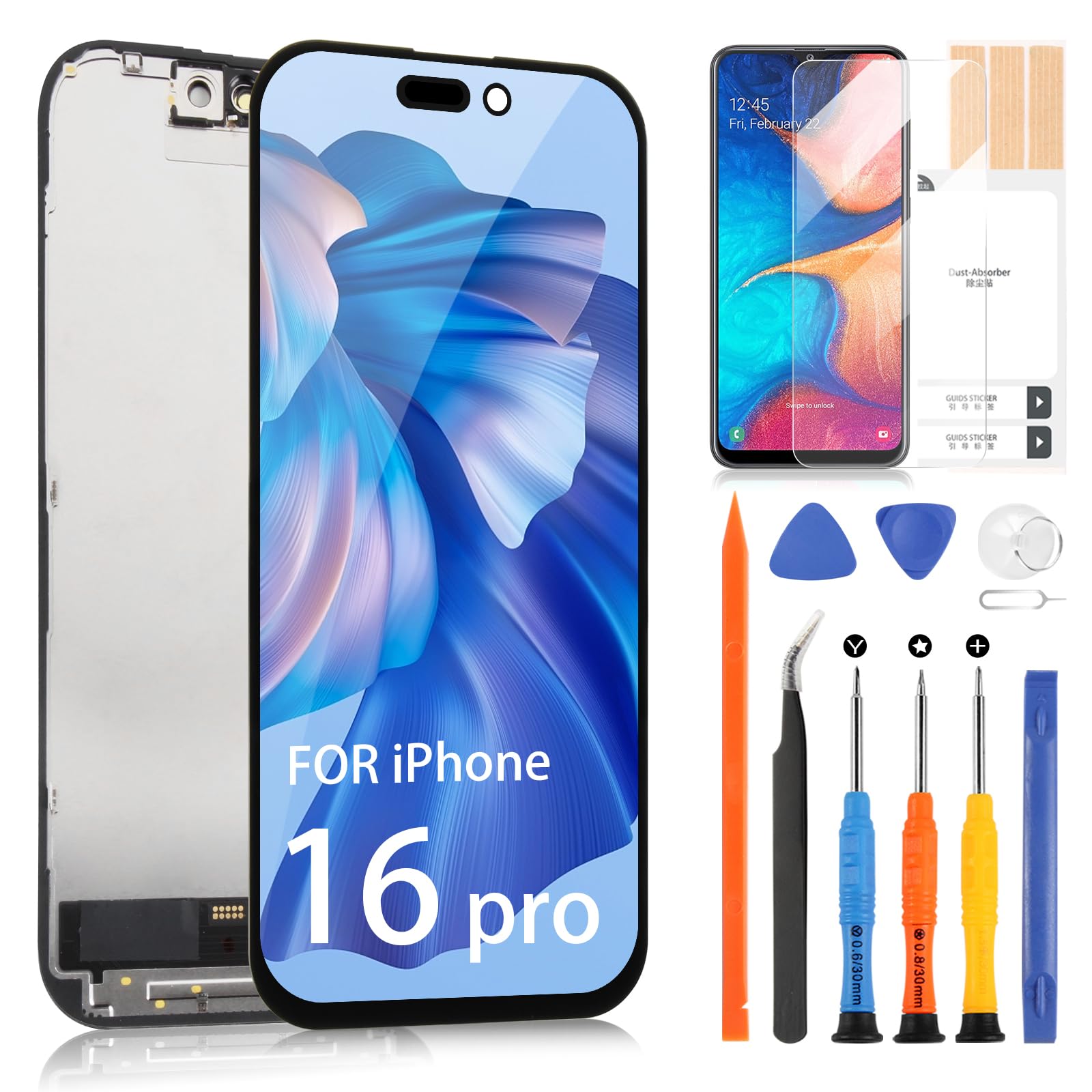 LCD for iPhone 16 PRO Screen Replacement for iPhone 16 PRO A3293